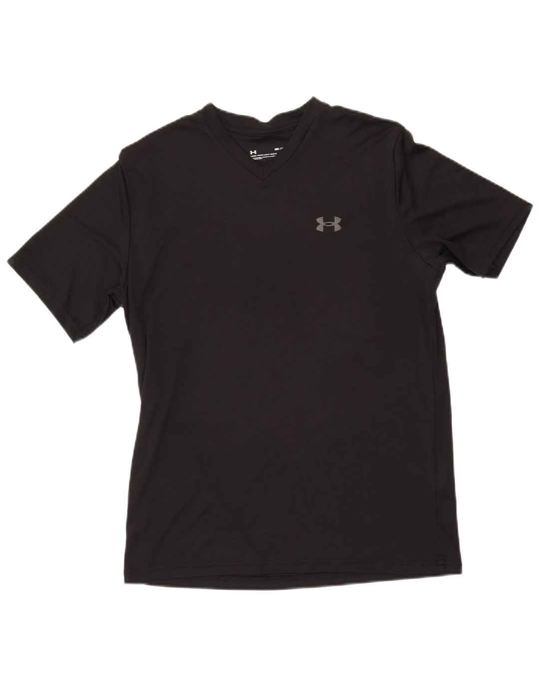 Camiseta masculina UNDER ARMOUR poliéster preto médio
