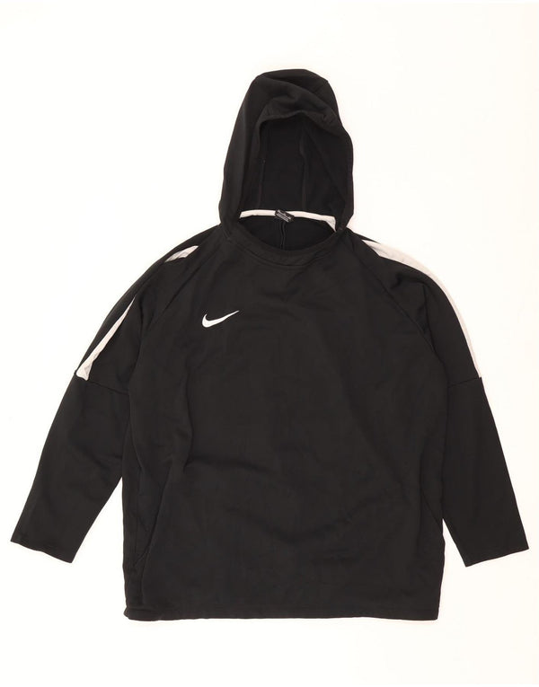 Nike Mens Dri Fit Hoodie Jumper 2XL Preto Colourblock Poliéster