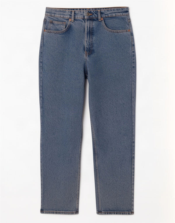 Calça jeans feminina cintura alta Zara EU 40 médio W30 L28 algodão azul