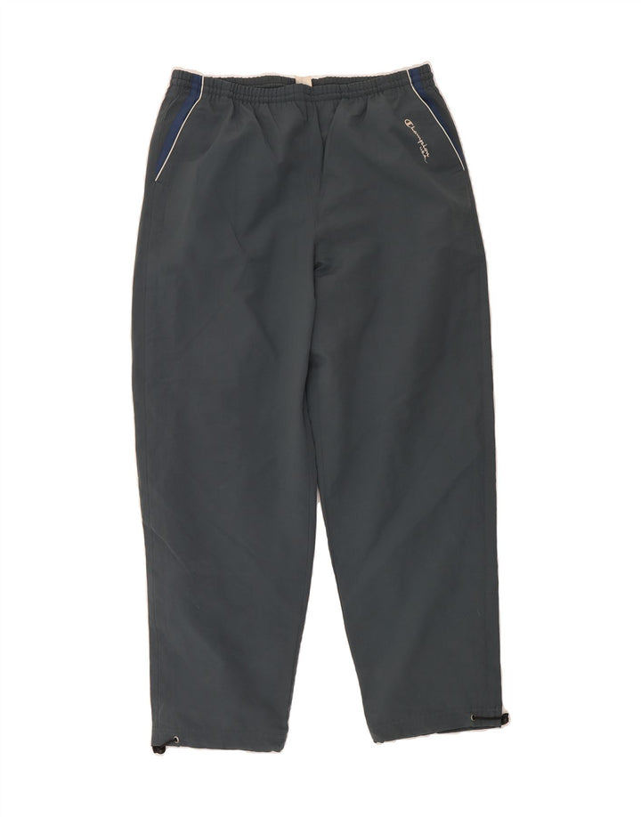 CHAMPION Mens Tracksuit Trousers Large  Grey Polyester Vintage Champion and Second-Hand Champion from Messina Hembry 