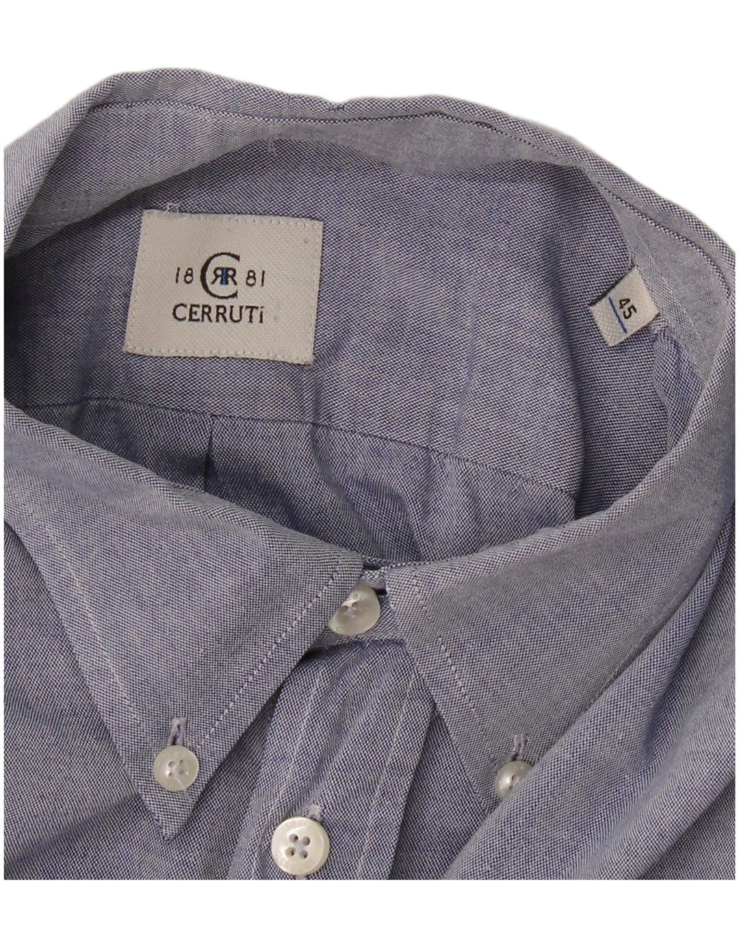 Camisa masculina CERRUTI 1881 tamanho 45 XL azul