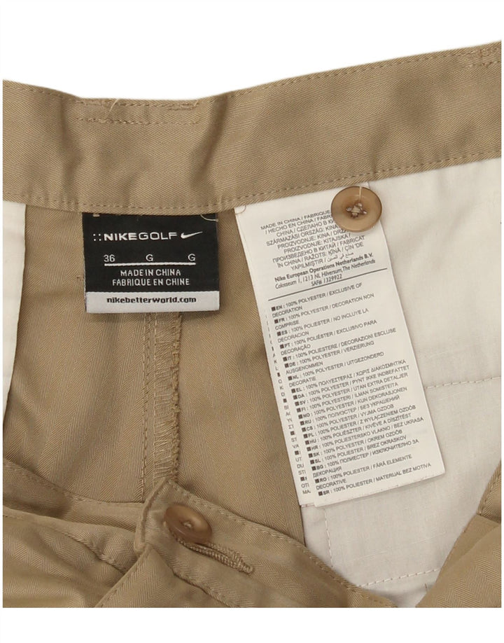 Shorts Nike Masculino Chino W36 Grande Poliéster Bege