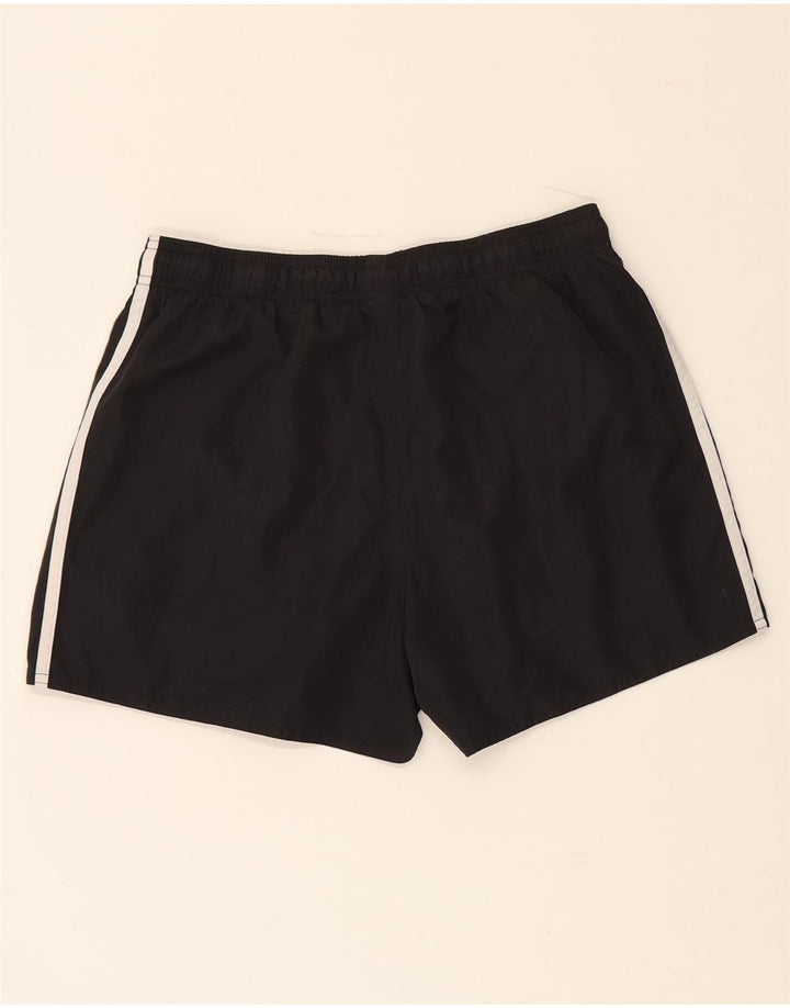 Shorts esportivos femininos Adidas UK 12 poliéster preto médio