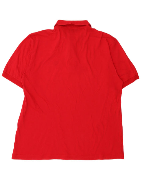 Camisa polo masculina Sergio Tacchini IT 52 grande algodão vermelho