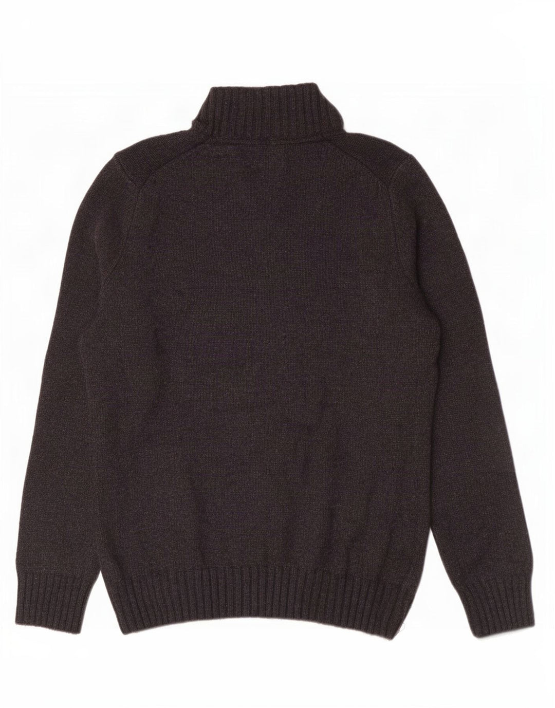Suéter masculino Marks & Spencer Blue Harbor com zíper e gola pequena cinza