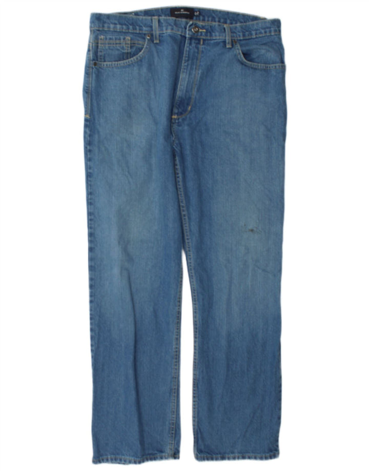 Jeans Marks & Spencer Masculino Blue Harbor Straight W36 L31 Azul Algodão