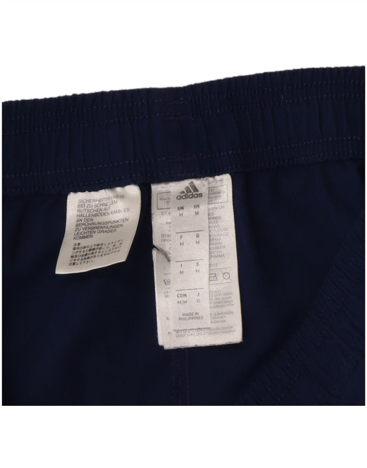 Calça de treino masculina Adidas médio azul marinho poliéster