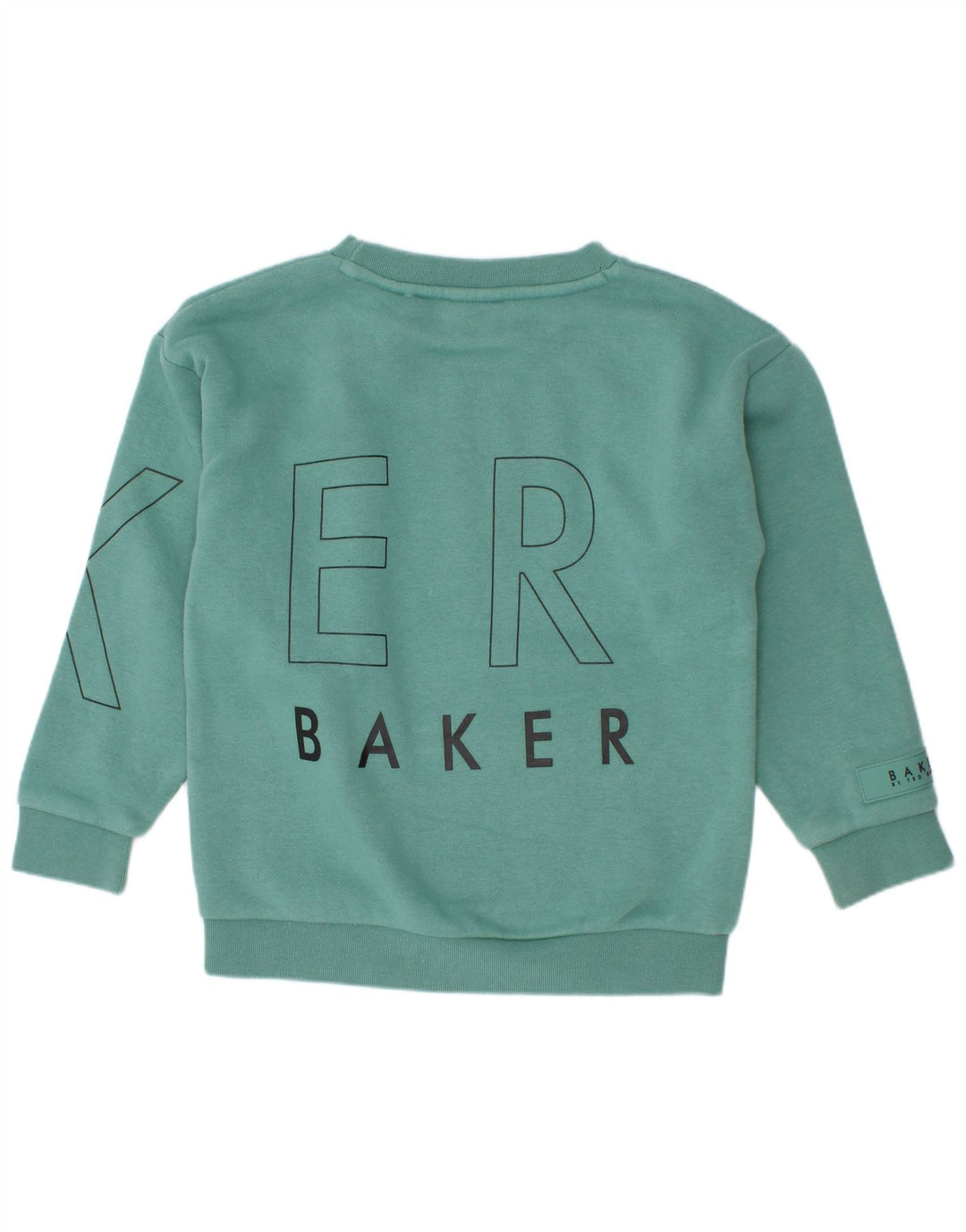 Suéter gráfico Ted Baker Boys 4-5 anos algodão verde