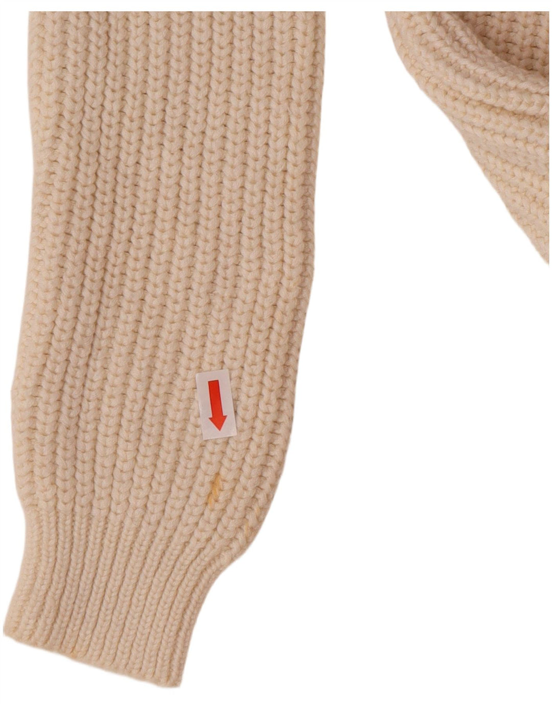 Suéter cardigã feminino com capuz MASSIMO DUTTI UK 6 XS algodão bege