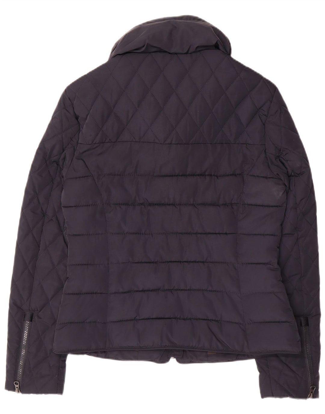 Jaqueta acolchoada feminina Superdry UK 14 poliéster azul marinho médio