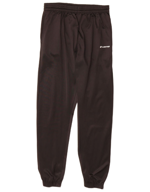 Lotto Mens Calças de treino Joggers poliéster preto médio