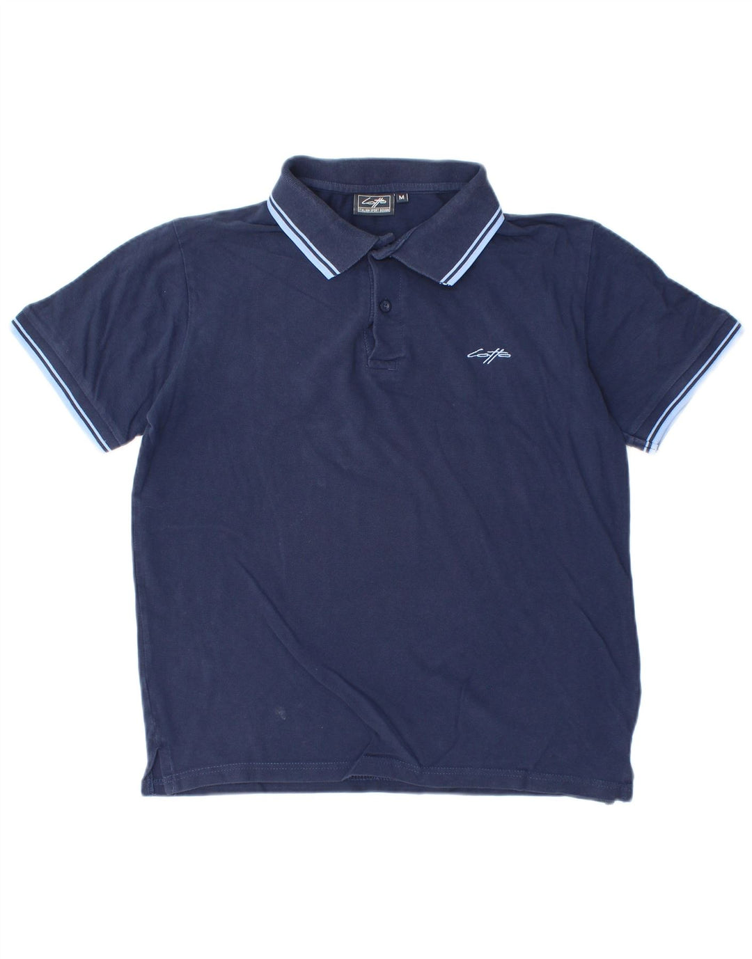 Camisa polo masculina Lotto média azul marinho listrada
