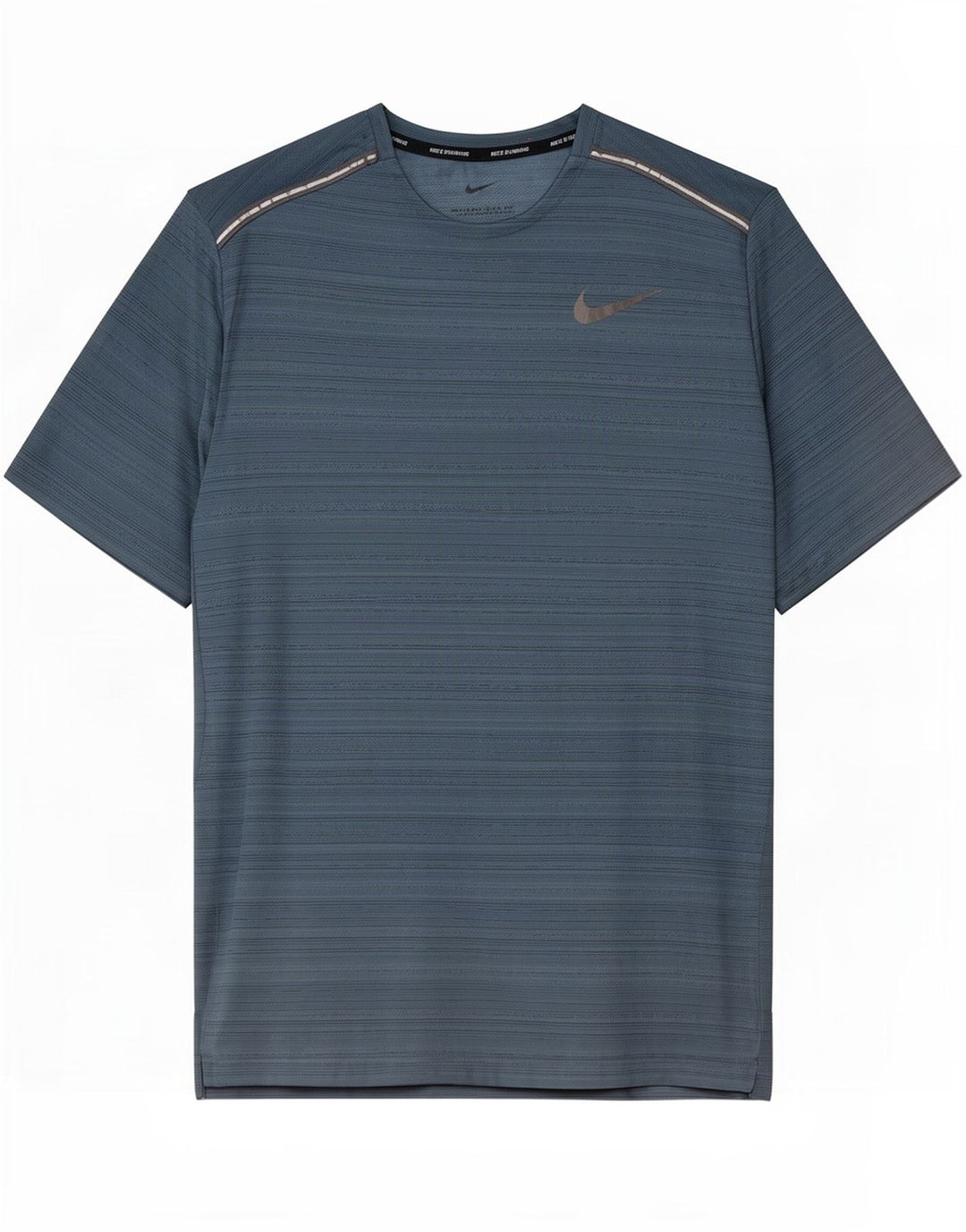 Camiseta masculina Nike Dri Fit grande poliéster manchado azul