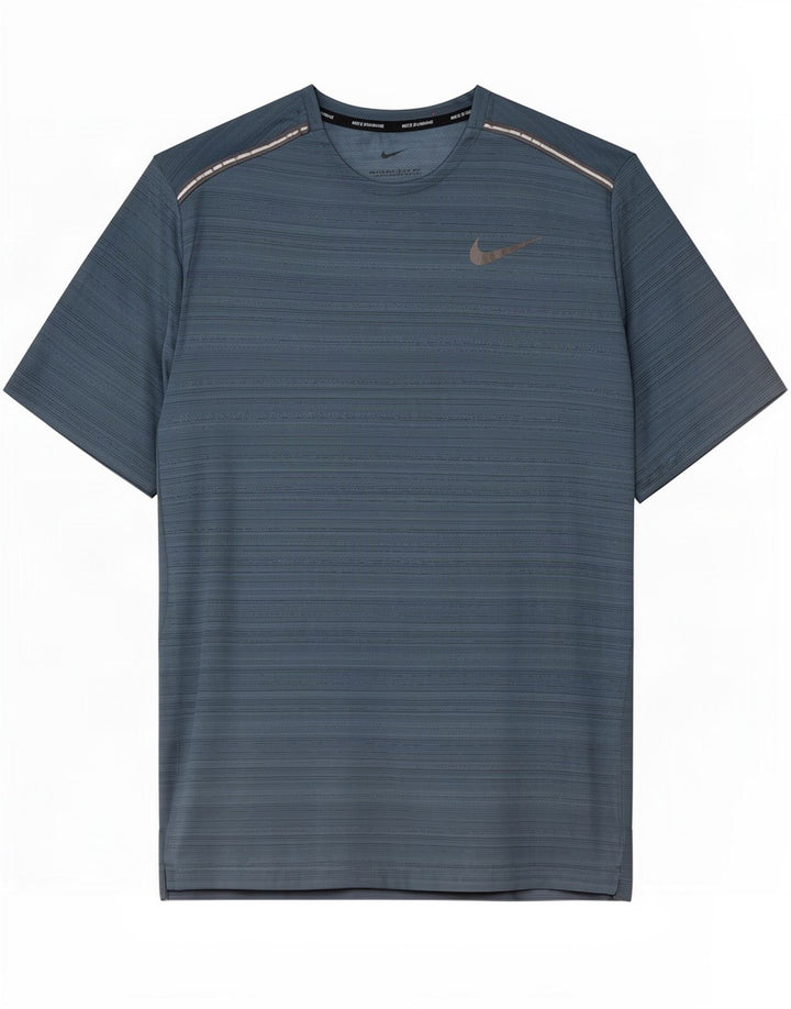 Camiseta masculina Nike Dri Fit grande poliéster manchado azul
