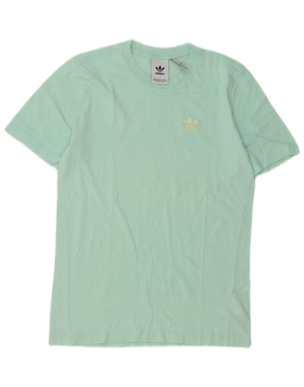 Adidas Mens Camiseta Top XS Verde Algodão