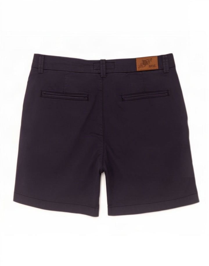 Shorts Chino Feminino Rifle Médio W28 Azul Marinho