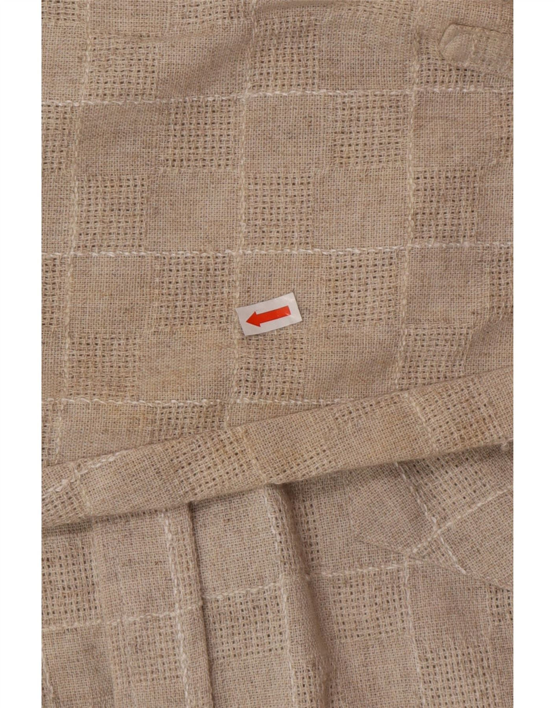 Camisa masculina VINTAGE 2XL xadrez bege