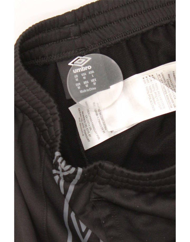Umbro Mens Graphic Tracksuit Calças Médio Poliéster Preto