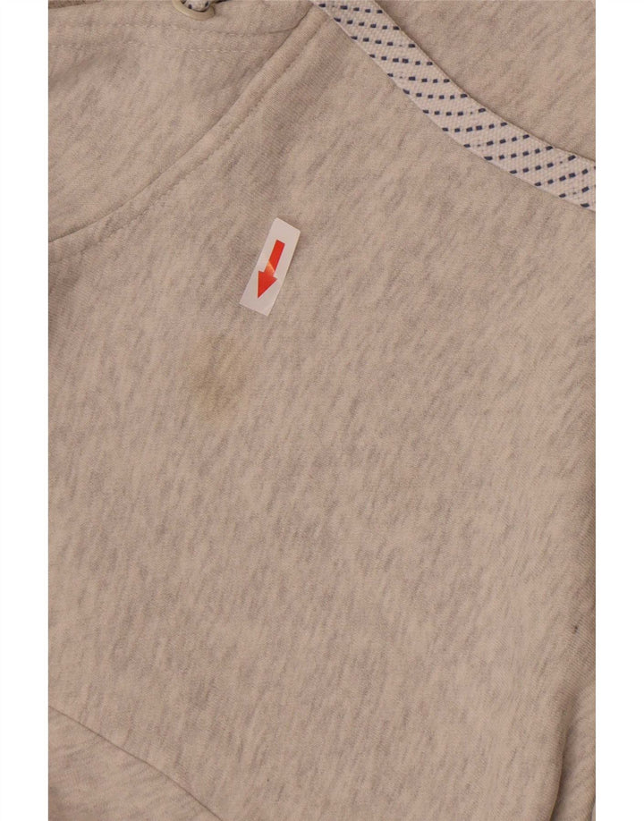 Mountain Warehouse moletom com capuz feminino UK 14 algodão cinza médio