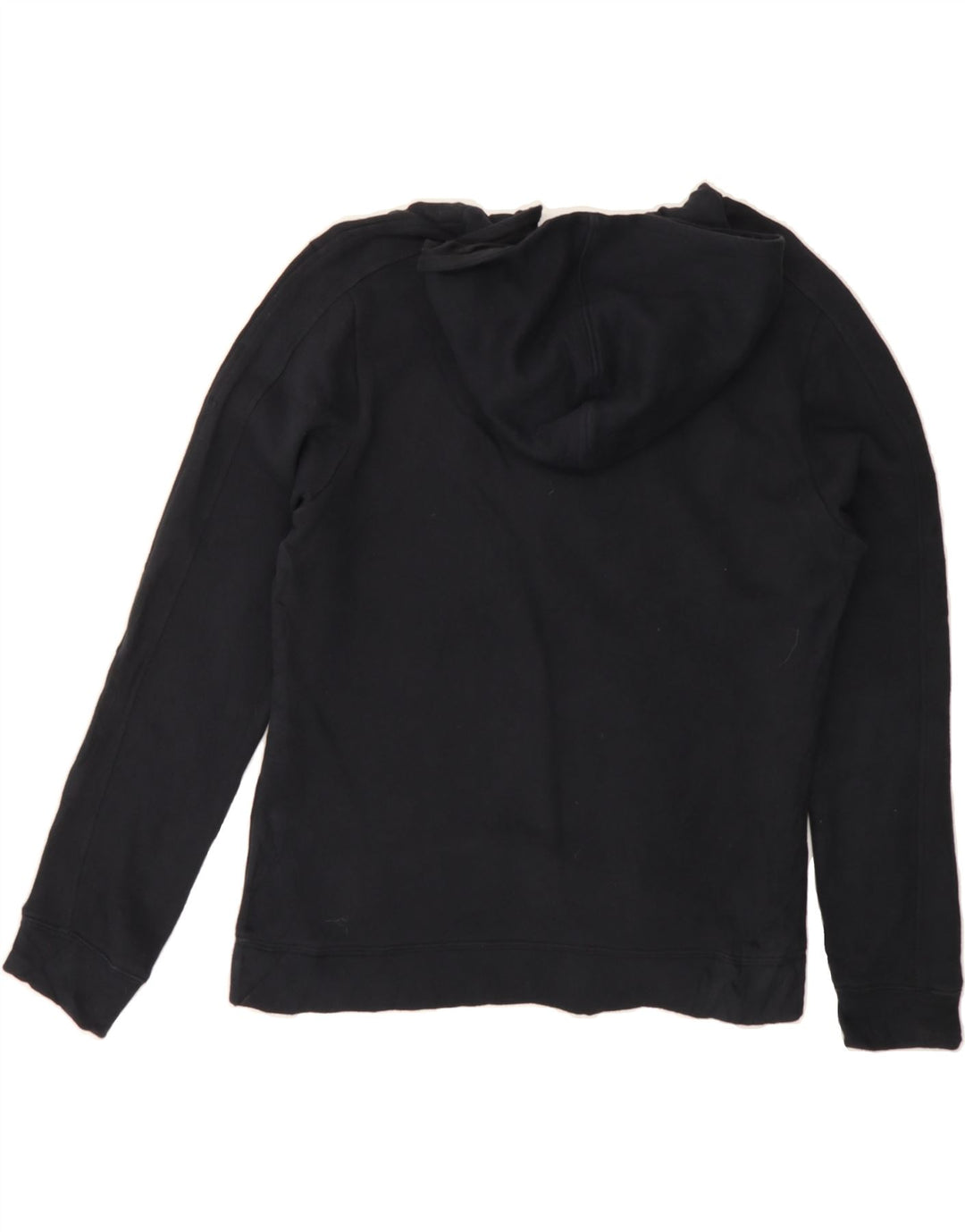 REEBOK Womens Oversized Hoodie Jumper UK 10 Small Black Cotton Vintage Reebok and Second-Hand Reebok from Messina Hembry 