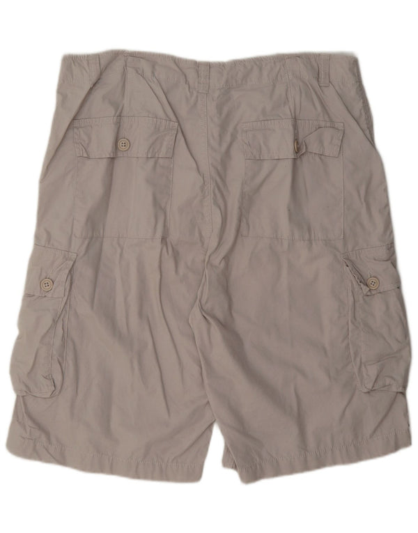 Shorts cargo masculino Marks & Spencer Blue Harbor W38 XL algodão cinza