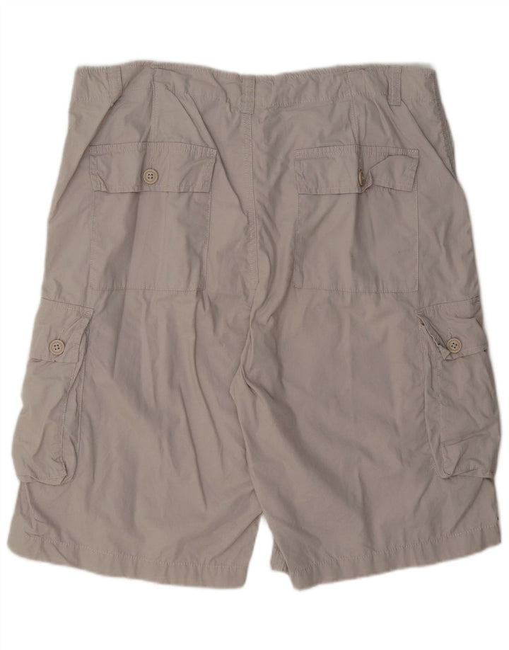 Shorts cargo masculino Marks & Spencer Blue Harbor W38 XL algodão cinza