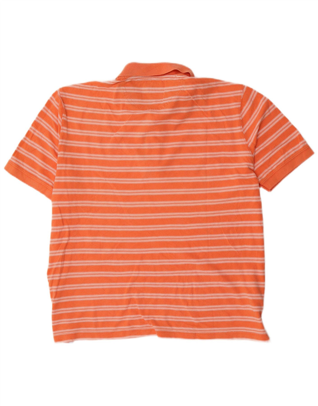 Camisa polo masculina Massimo Dutti 2XL listrada laranja