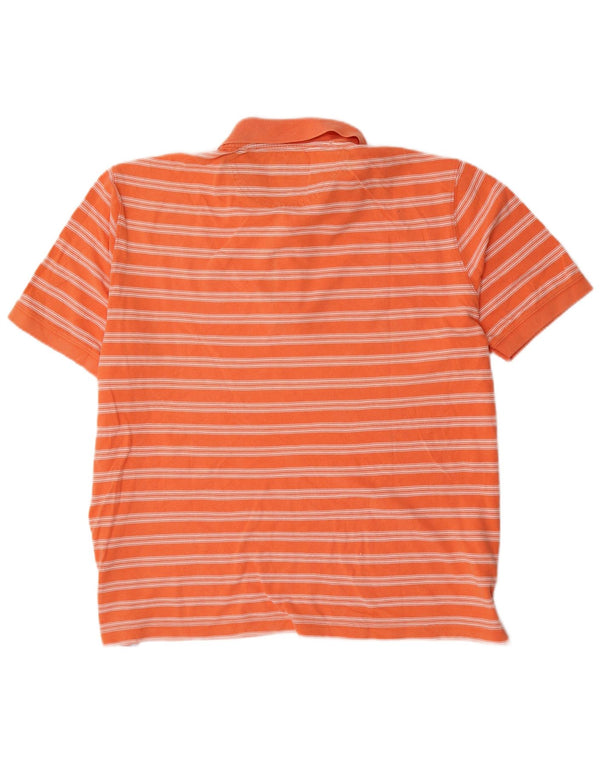 Camisa polo masculina Massimo Dutti 2XL listrada laranja