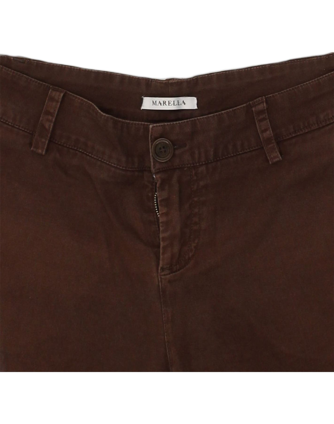 MARELLA Womens Casual Shorts W32 Medium Brown Cotton | Vintage Marella | Thrift | Second-Hand Marella | Used Clothing | Messina Hembry 