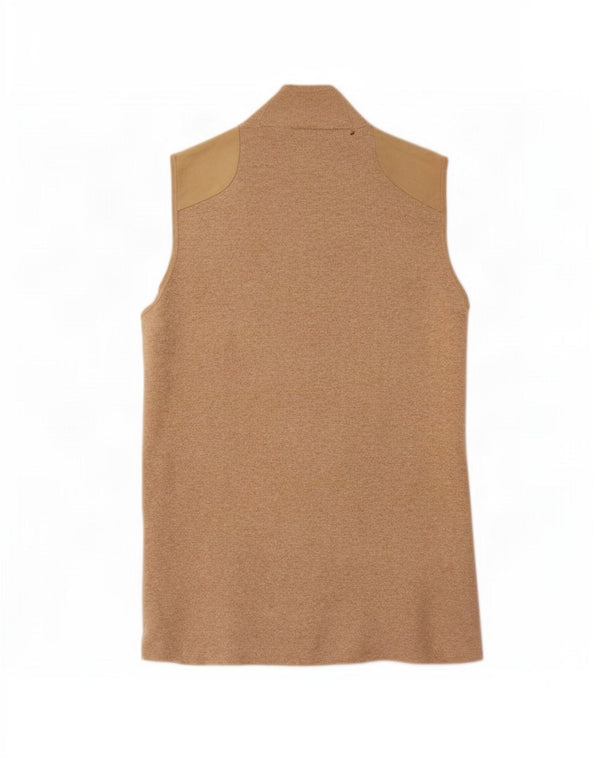 Polo Ralph Lauren Colete Feminino Top UK 14 Médio Bege