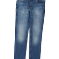 Tommy Hilfiger Masculino Slim Jeans W32 L32 Azul Algodão