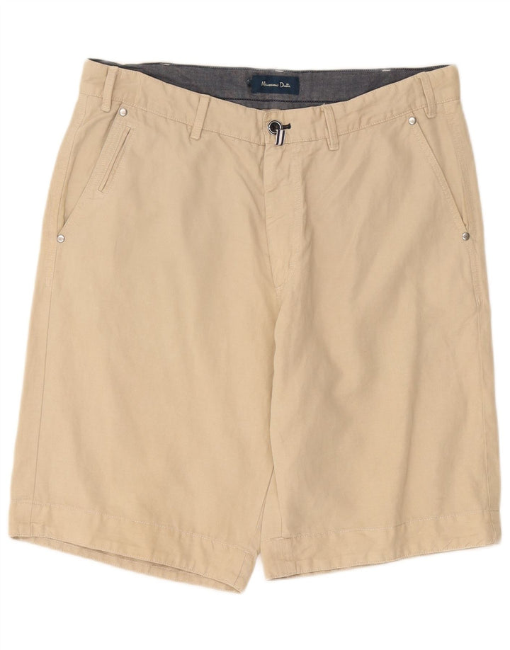 Massimo Dutti Mens Chino Shorts EU 44 Grande W34 Bege