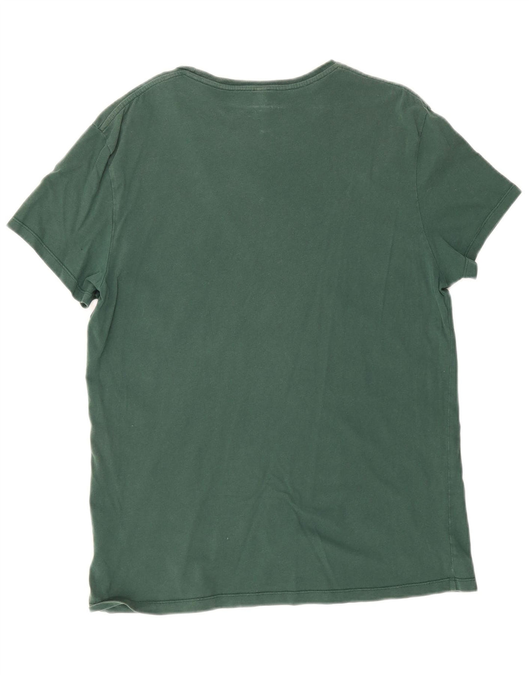 Camiseta gráfica masculina Jack Wills Top médio algodão verde