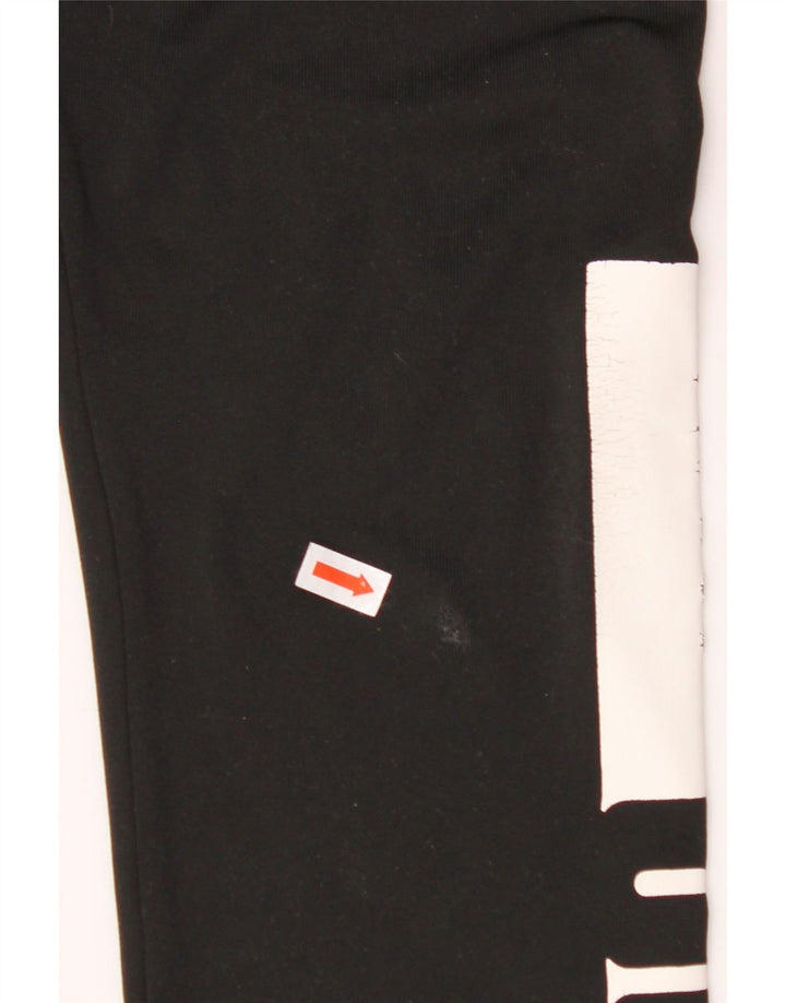 Leggings PUMA Feminino UK 8 Pequeno Preto Colorblock