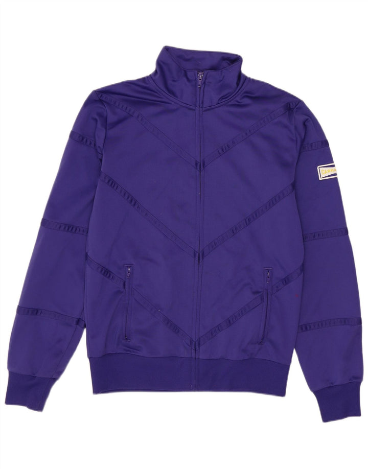 Carhartt Womens Tracksuit Top Jacket UK 10 Pequeno Roxo Chevron Poliéster