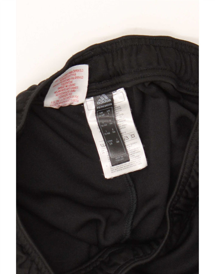 Shorts esportivos gráficos Adidas meninos 13-14 anos preto poliéster