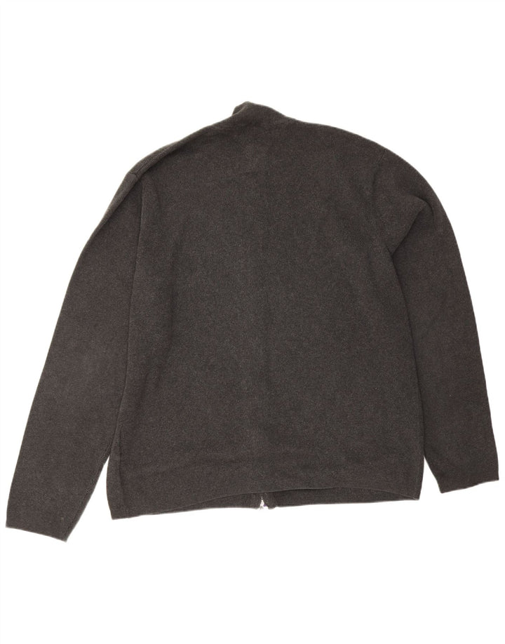 Suéter cardigã masculino Tommy Hilfiger XL algodão cinza