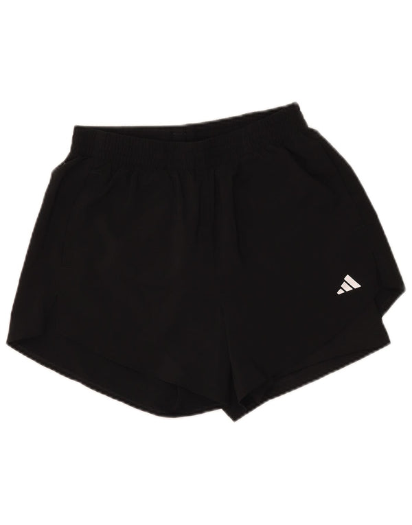 Adidas Womens Regular Fit Sport Shorts UK 8/10 Pequeno Poliéster Preto