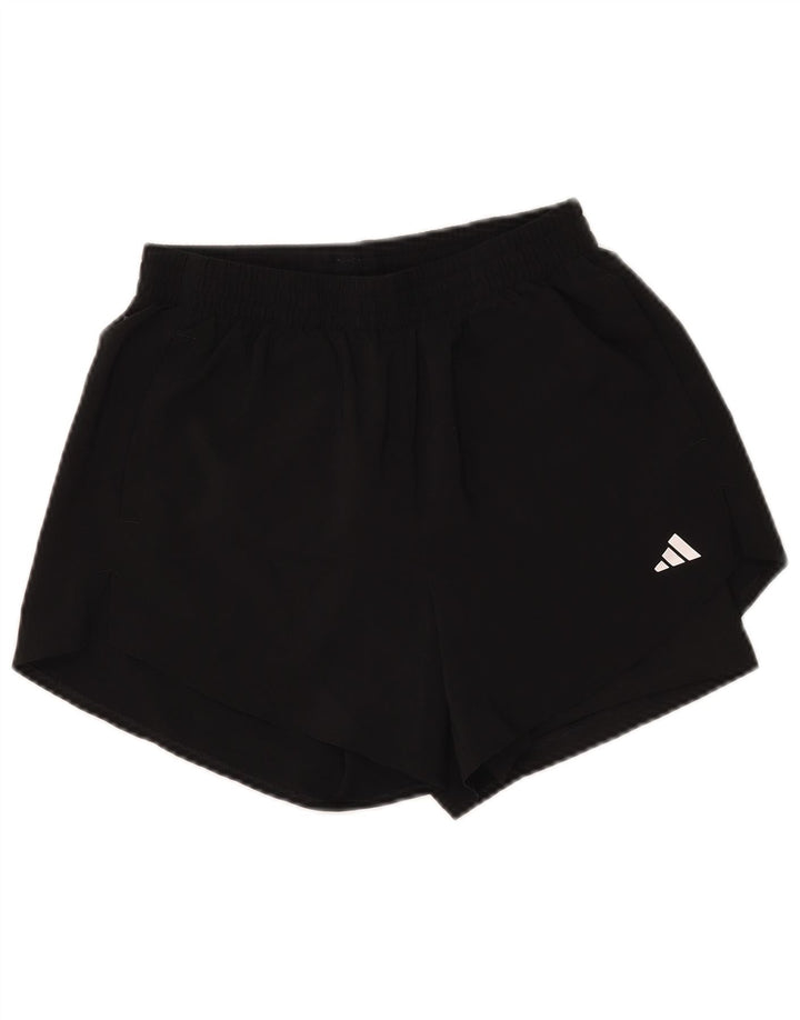 Adidas Womens Regular Fit Sport Shorts UK 8/10 Pequeno Poliéster Preto
