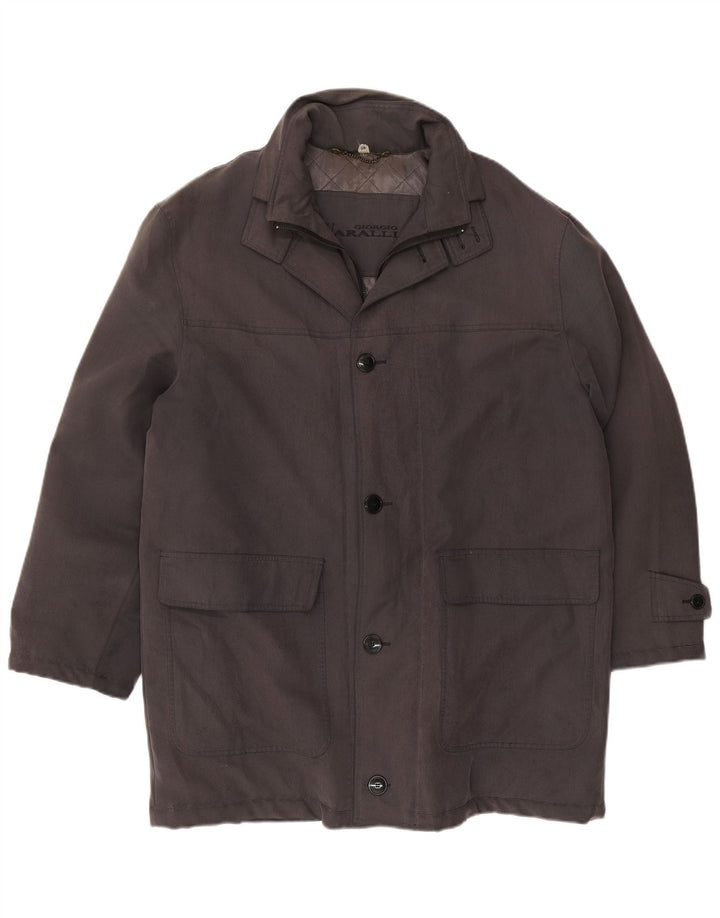 Casaco corta-vento masculino GIORGIO VARALLI IT 50 grande cinza