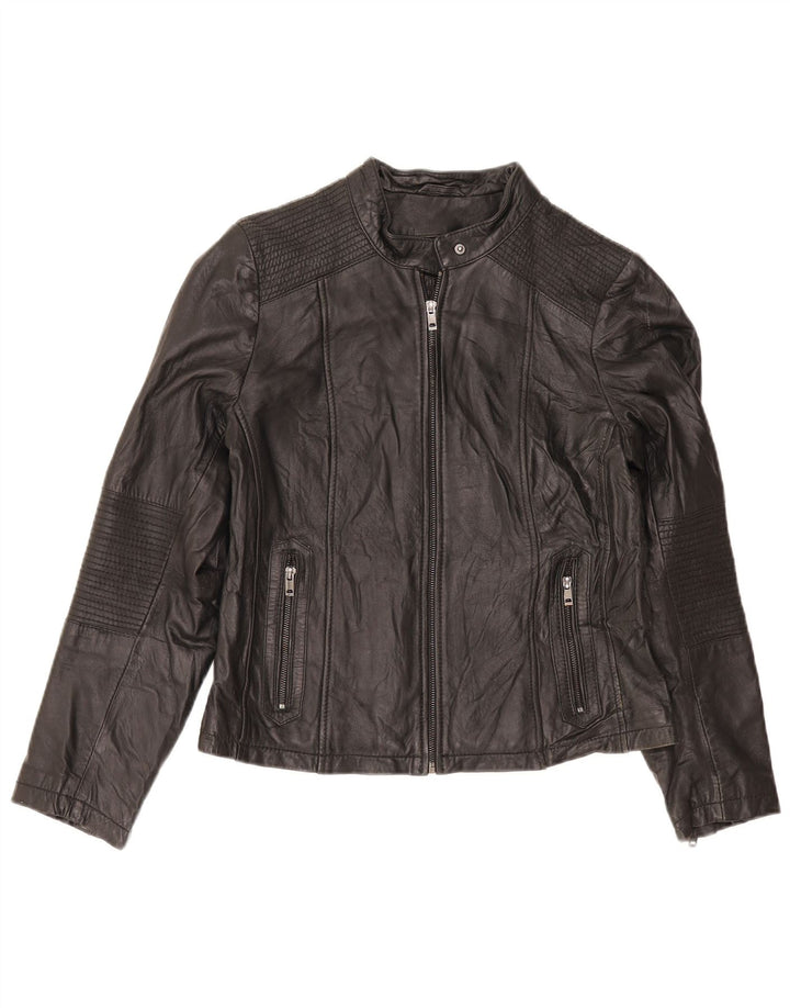 Jaqueta de couro feminina Conbipel IT 48 XL preta