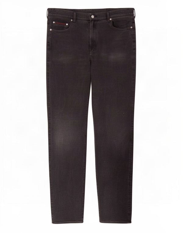 Calvin Klein Calça jeans masculina cônica W40 L34 algodão preto