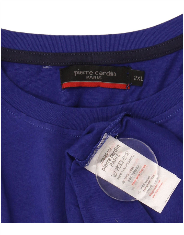 Colete masculino Pierre Cardin Top 2XL algodão azul