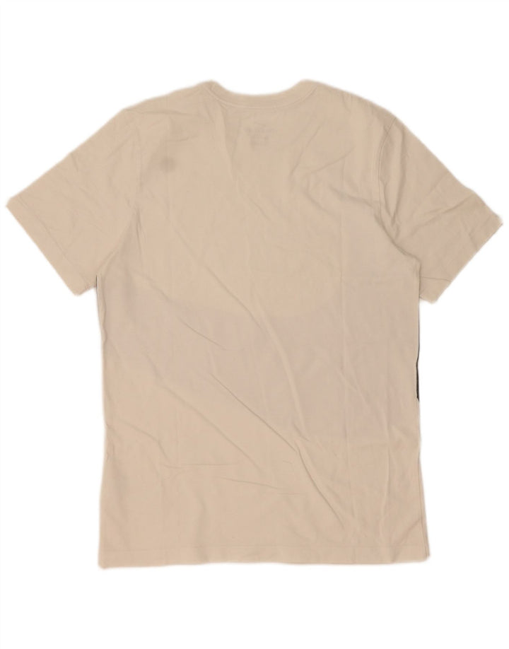 Camiseta Nike masculina gráfica Top médio algodão branco