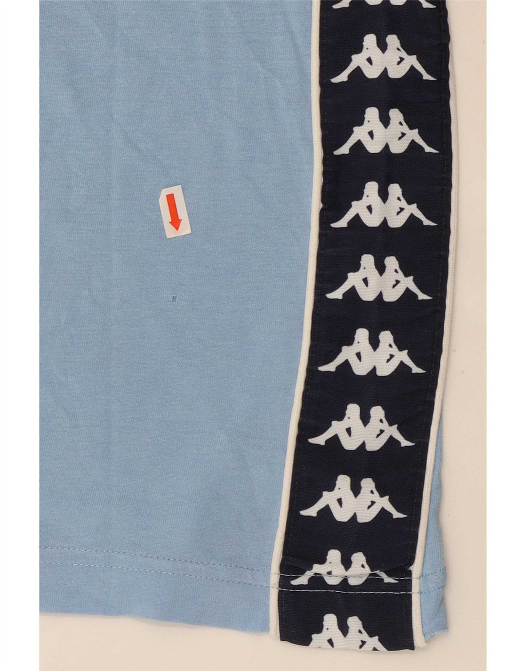 Colete gráfico masculino Kappa Top grande bloco colorido azul