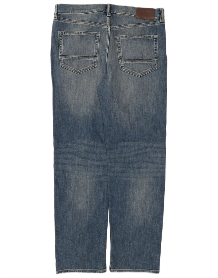 Jeans retos masculinos Marks & Spencer W34 L31 algodão azul