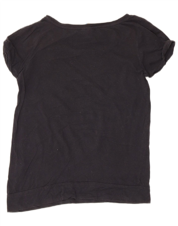 Camiseta feminina Roxy com estampa gráfica UK 12 médio preto