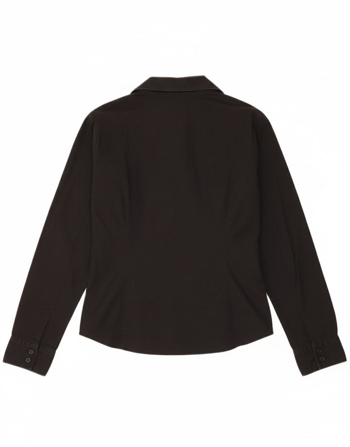 Pulôver feminino BENETTON UK 14 médio algodão preto