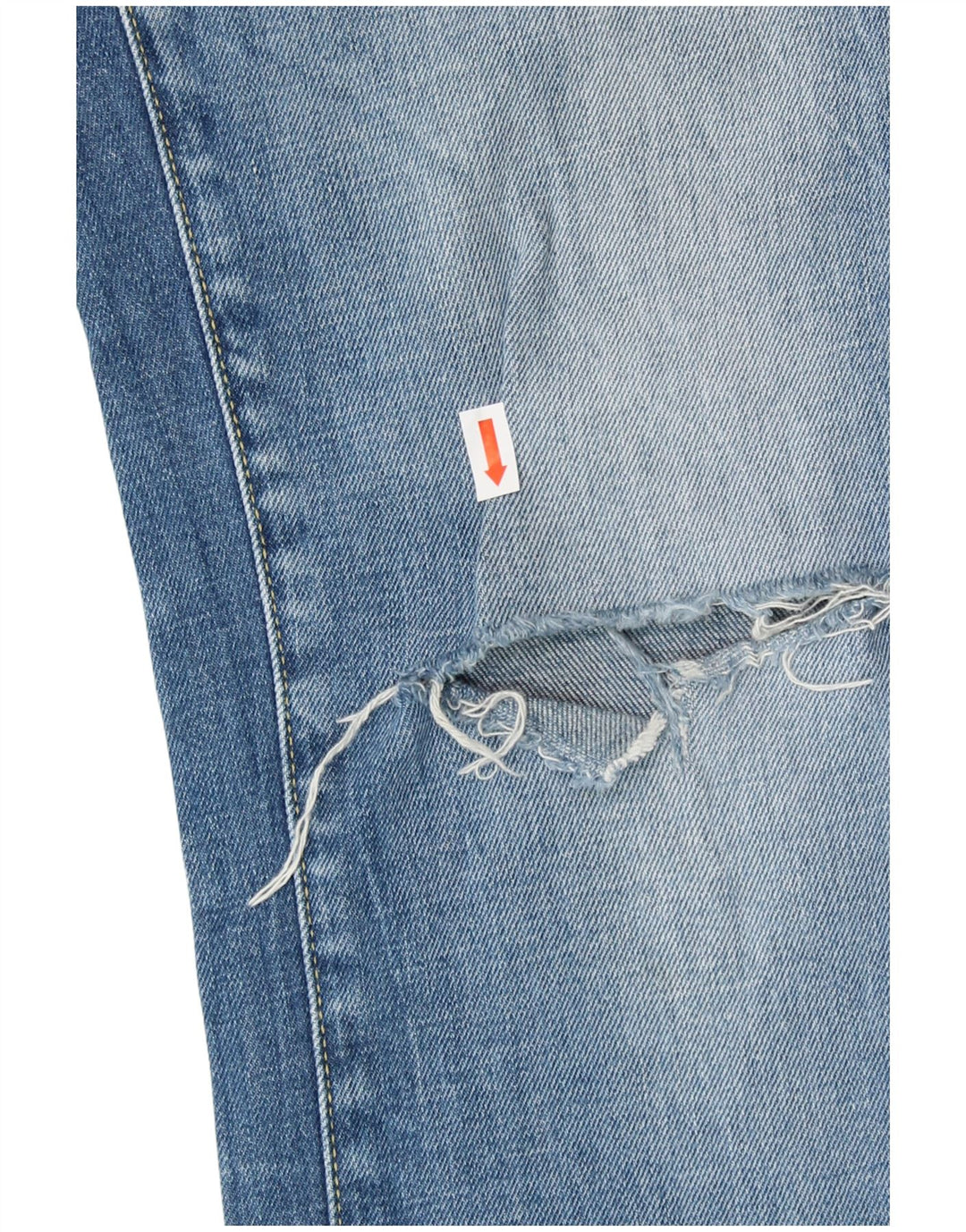 Jeans femininos G-STAR desgastados slim W31 L36 algodão azul