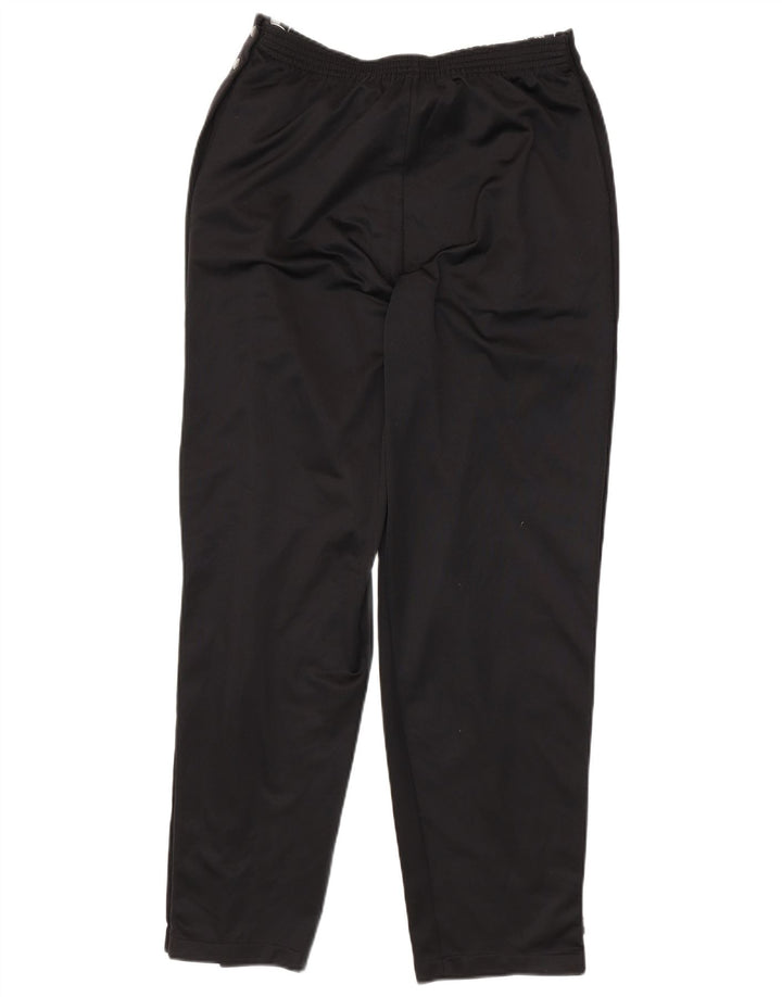 Calça esportiva masculina Champion com estampa gráfica grande de poliéster preto